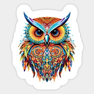 Animal mandala owel Sticker